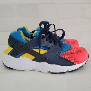 Nike Kids Sneakers in Pink, Blue, and Yellow